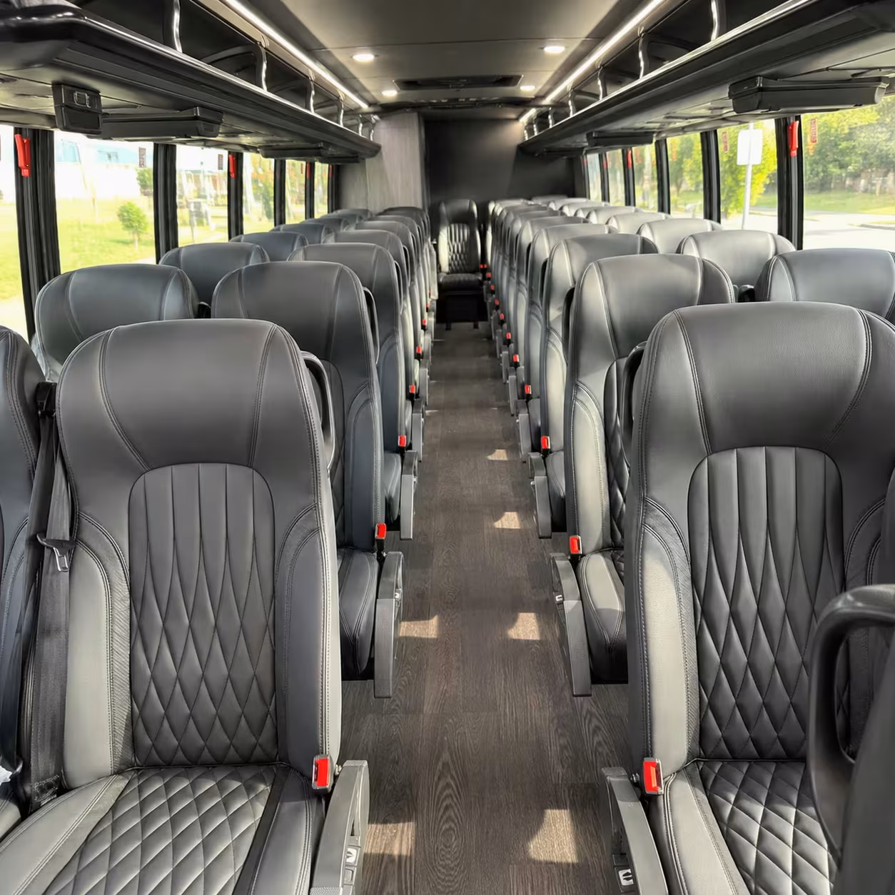 35 passenger minibus inside