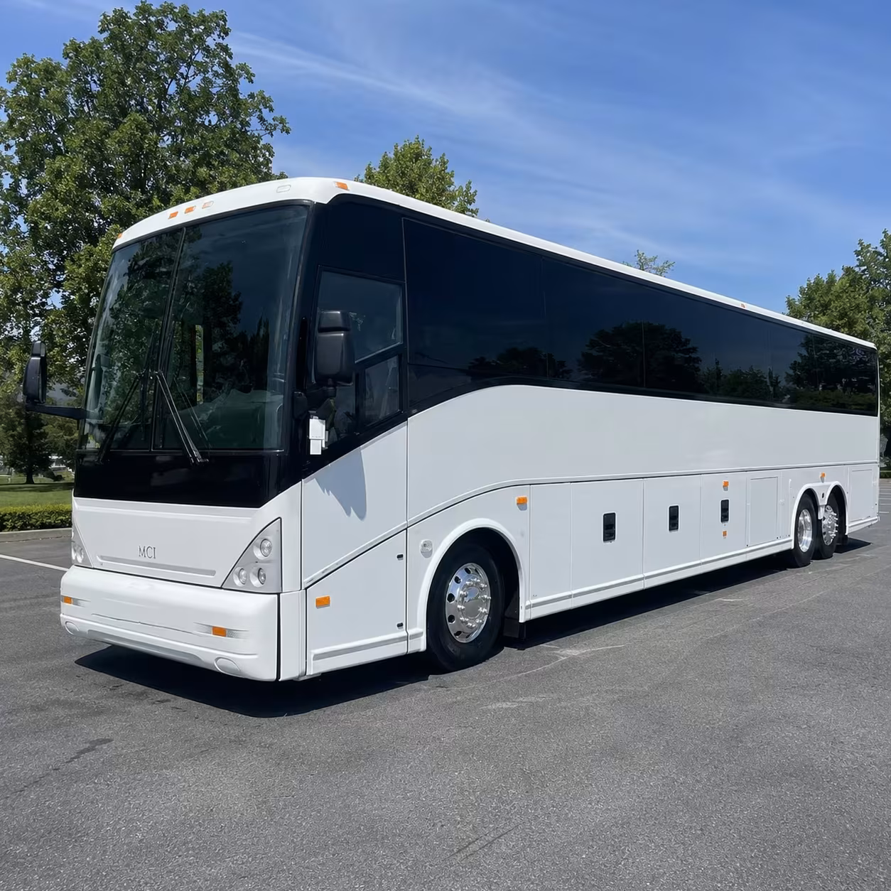 lowell charter bus rental exterior