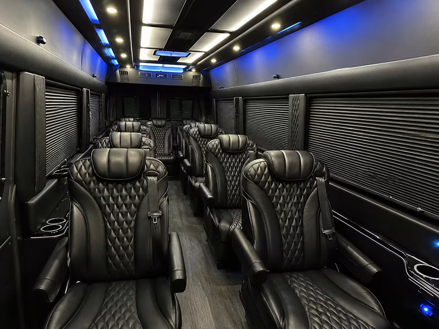sprinter van with driver inside