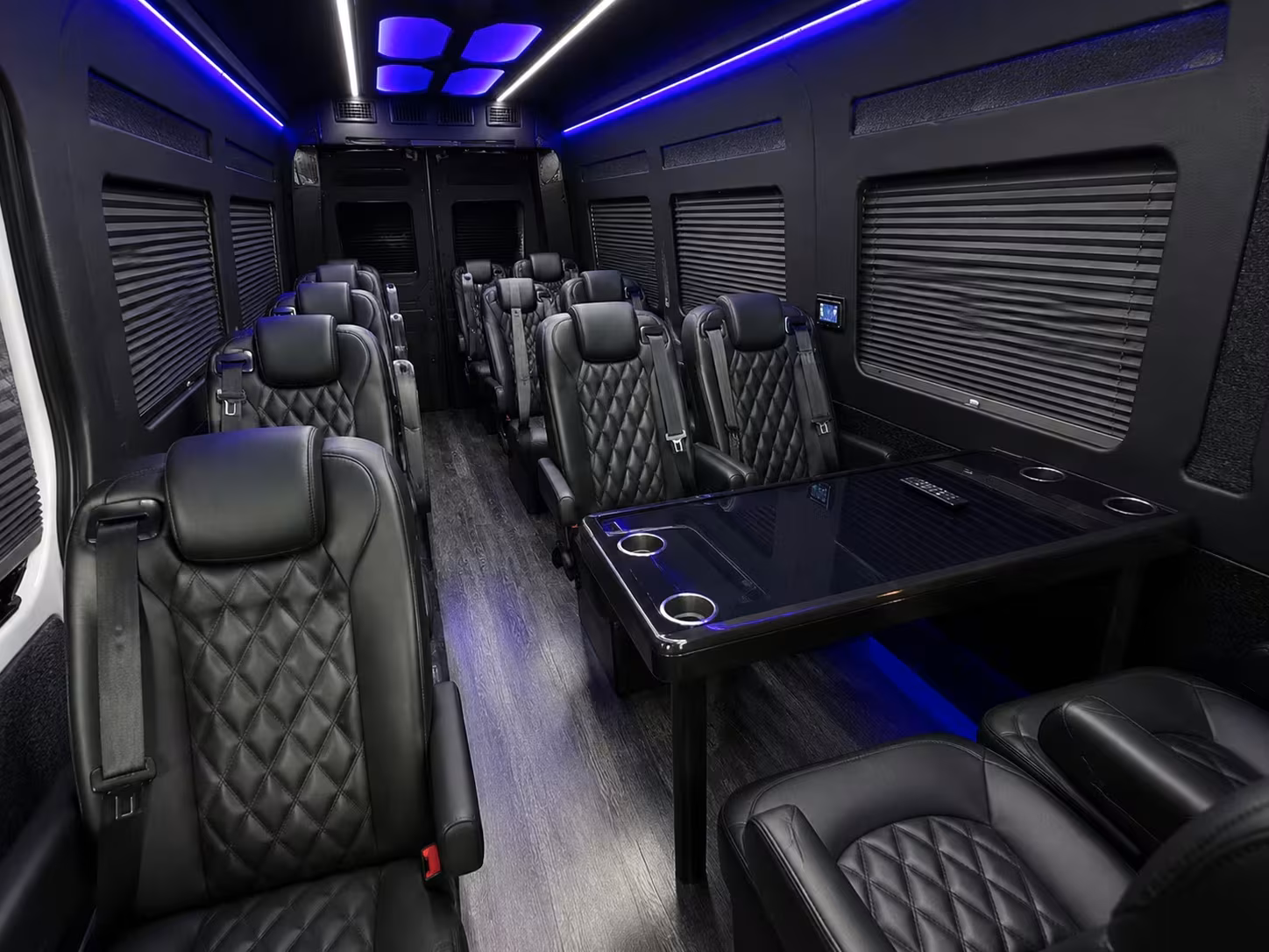 sprinter van with driver interior