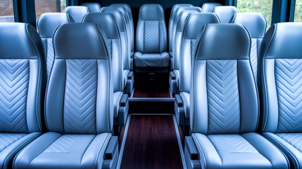 15 passenger minibus interior