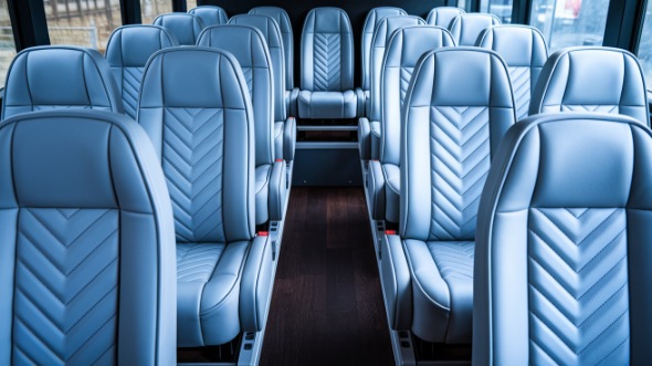 18 passenger minibus interior