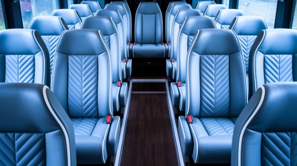 28 passenger minibus interior