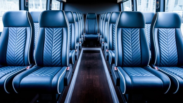lowell 15 passenger minibus inside
