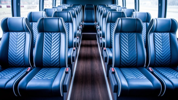 lowell 18 passenger minibus inside