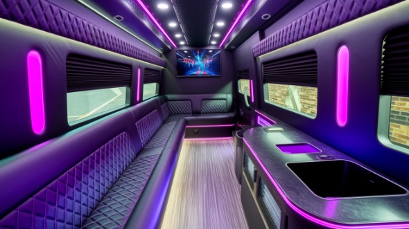 lowell party bus rental inside