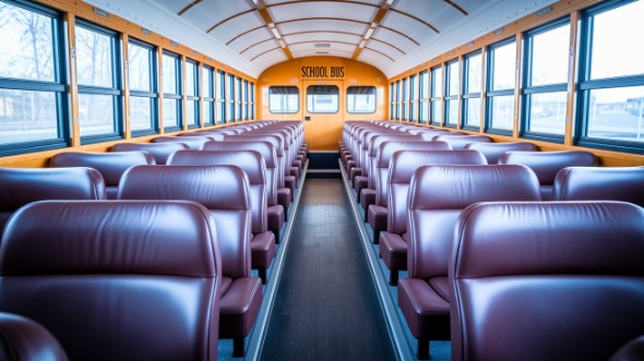 lowell school bus rental inside