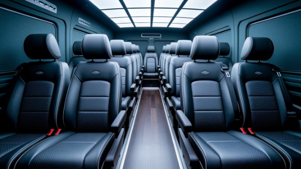 sprinter van with driver interior